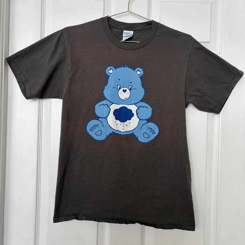 Vintage-Style Care Bear Grumpy‎ Bear TShirt Port & Company Fan Favorite Small